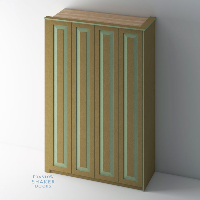 Bare, Shaker Style with Raised Panel PAX Set - Foxstow