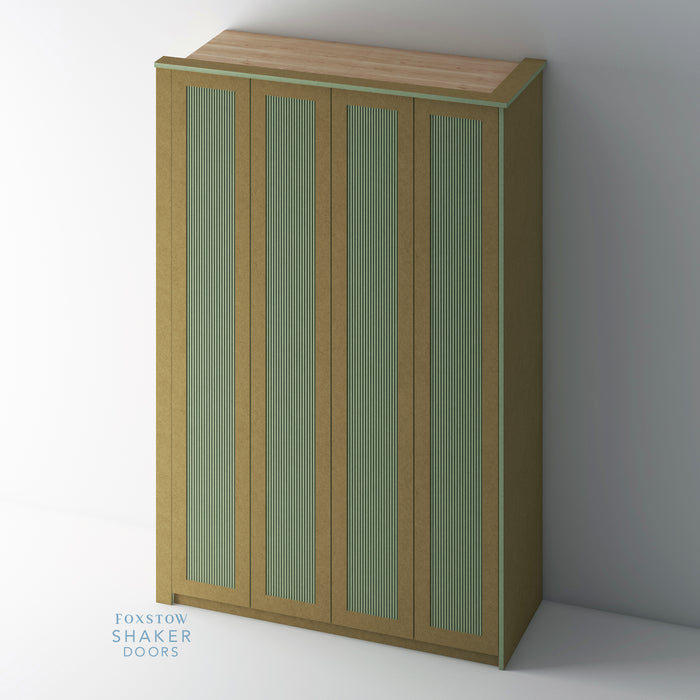 Bare, Reeded Shaker PAX Set - Foxstow
