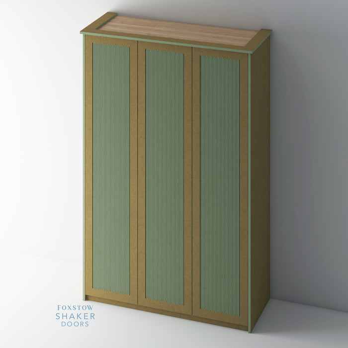 Bare, Reeded Shaker PAX Set - Foxstow