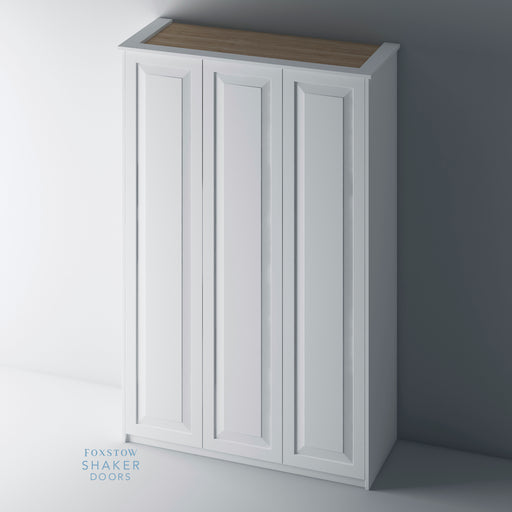 Primed, Shaker Style with Raised Panel PAX Set - Foxstow