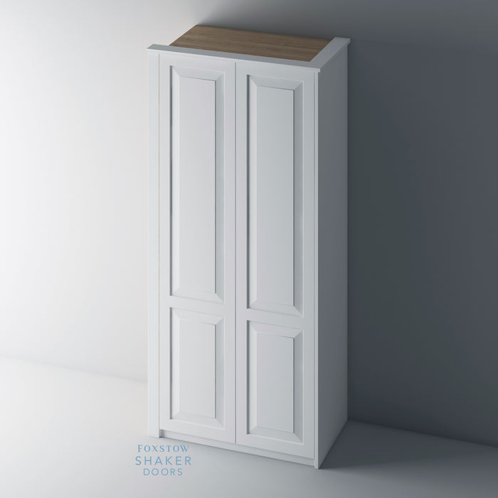 Primed, Shaker Style with Raised Panel PAX Set - Foxstow