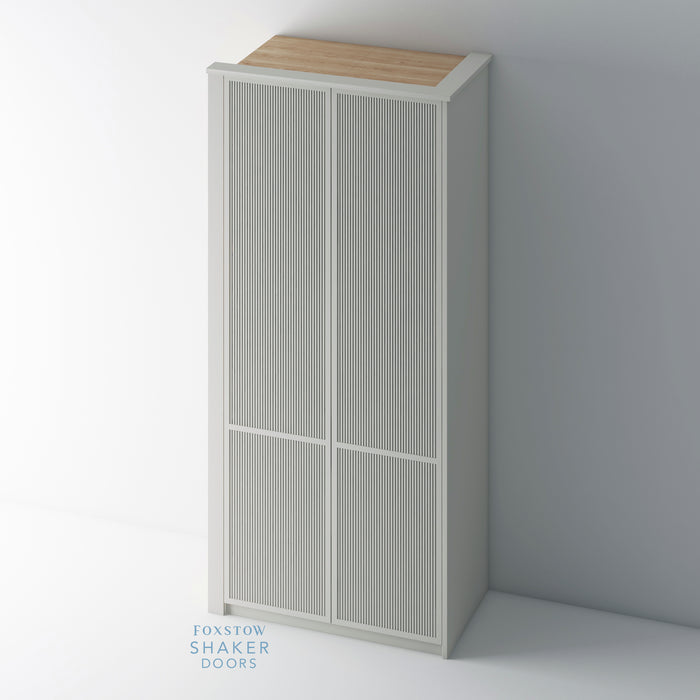 Painted, Slimline Shaker Reeded PAX Set - Foxstow