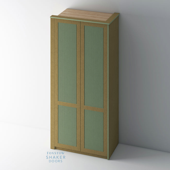 Bare, Reeded Shaker PAX Set - Foxstow