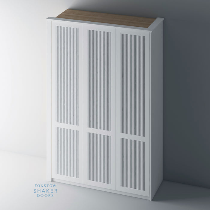 Primed, Reeded Shaker PAX Set - Foxstow