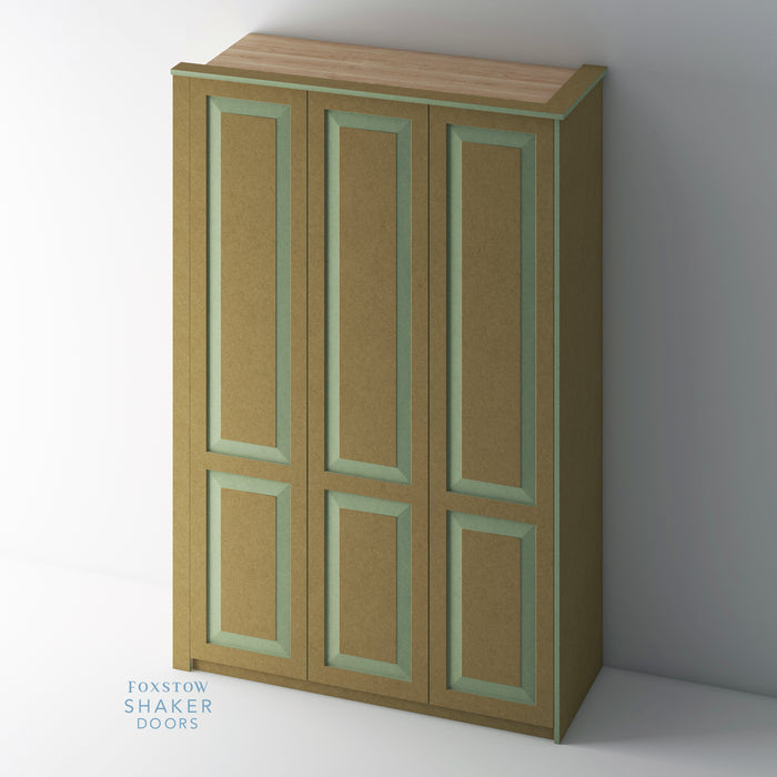 Bare, Shaker Style with Raised Panel PAX Set - Foxstow