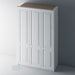 Primed, Shaker Style with Raised Panel PAX Set - Foxstow