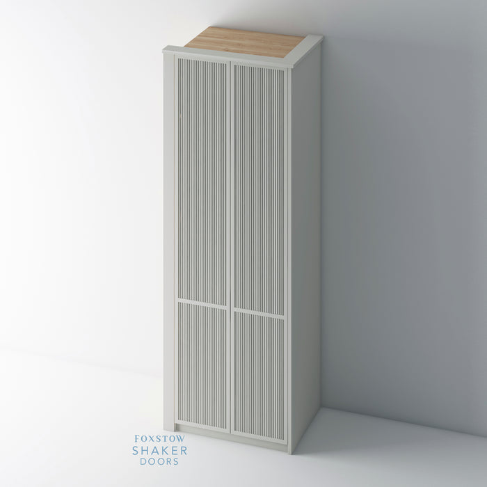 Painted, Slimline Shaker Reeded PAX Set - Foxstow