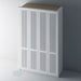 Primed, Reeded Shaker PAX Set - Foxstow