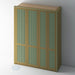 Bare, Reeded Shaker PAX Set - Foxstow