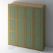 Bare, Reeded Shaker PAX Set - Foxstow