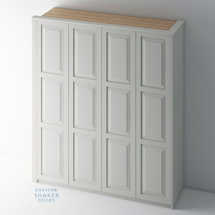 Painted, Shaker Raised Panel PAX Set - Foxstow