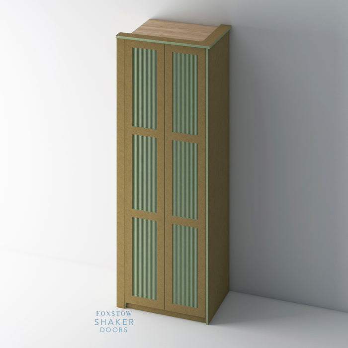 Bare, Reeded Shaker PAX Set - Foxstow
