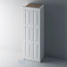 Primed, Shaker Style with Raised Panel PAX Set - Foxstow