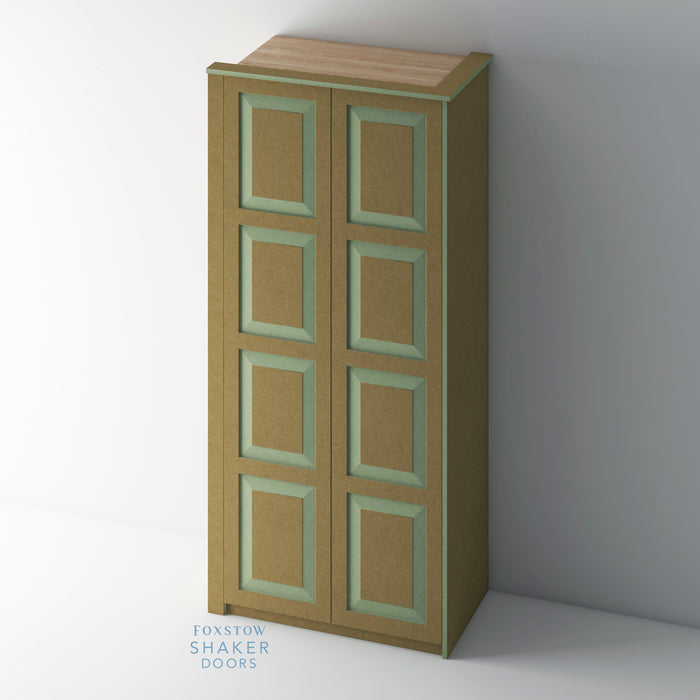 Bare, Shaker Style with Raised Panel PAX Set - Foxstow