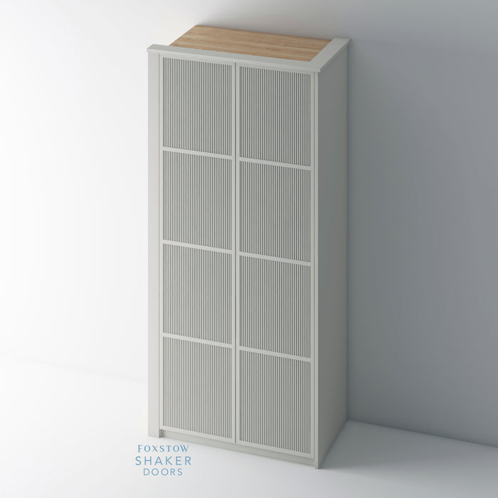 Painted, Slimline Shaker Reeded PAX Set - Foxstow