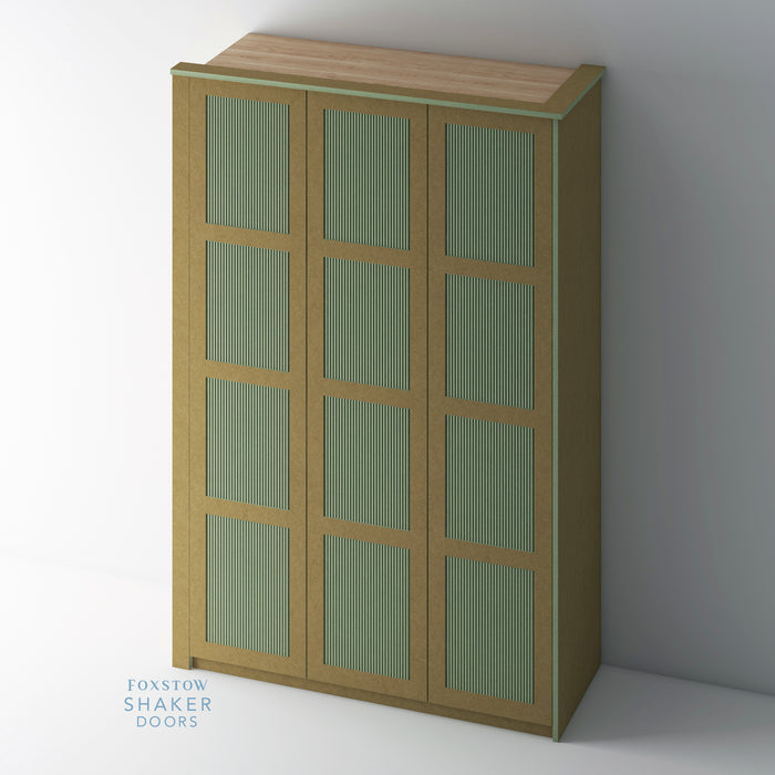 Bare, Reeded Shaker PAX Set - Foxstow