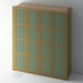 Bare, Reeded Shaker PAX Set - Foxstow