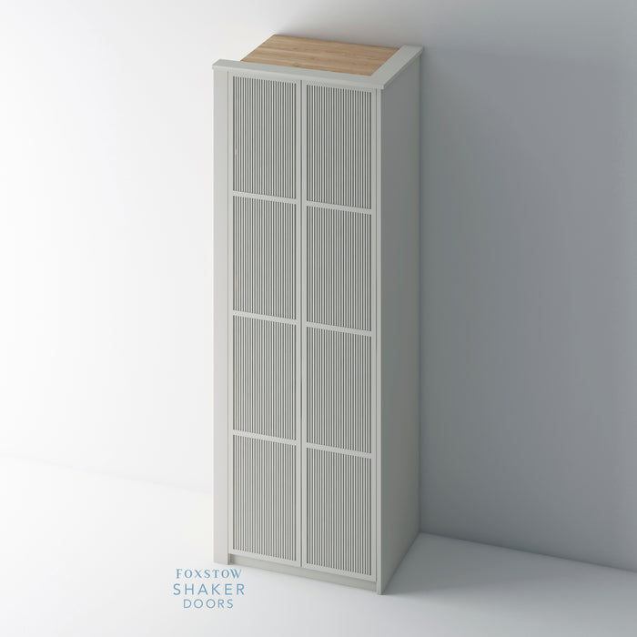 Painted, Slimline Shaker Reeded PAX Set - Foxstow