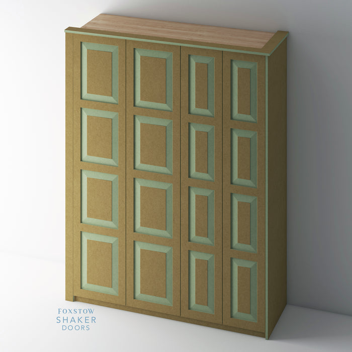 Bare, Shaker Style with Raised Panel PAX Set - Foxstow