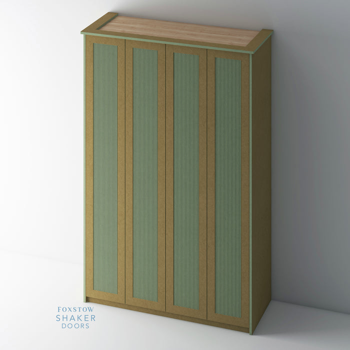 Bare, Reeded Shaker PAX Set - Foxstow