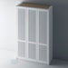 Primed, Reeded Shaker PAX Set - Foxstow
