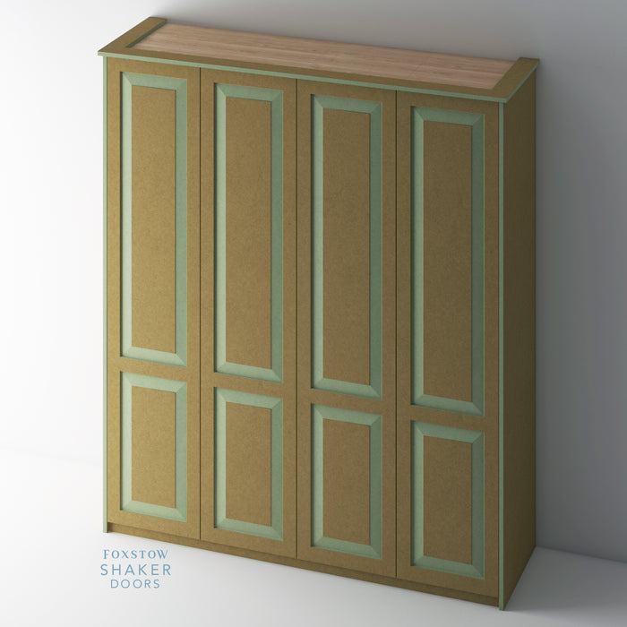 Bare, Shaker Style with Raised Panel PAX Set - Foxstow